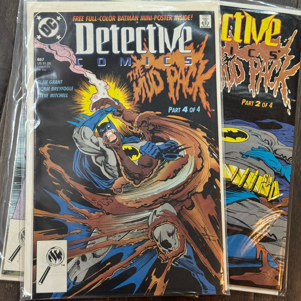 DC Comics Detective Comics The Mud Pack Comic Books Lot of 3 #605, 606, 607